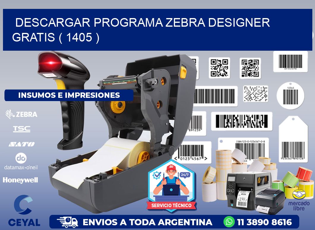 DESCARGAR PROGRAMA ZEBRA DESIGNER GRATIS ( 1405 )