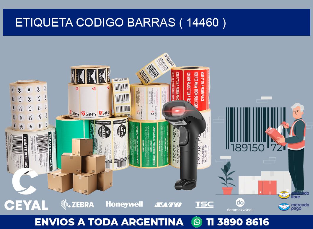 ETIQUETA CODIGO BARRAS ( 14460 )