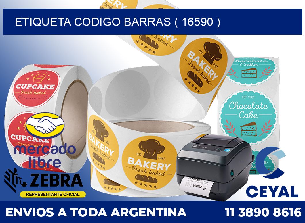 ETIQUETA CODIGO BARRAS ( 16590 )