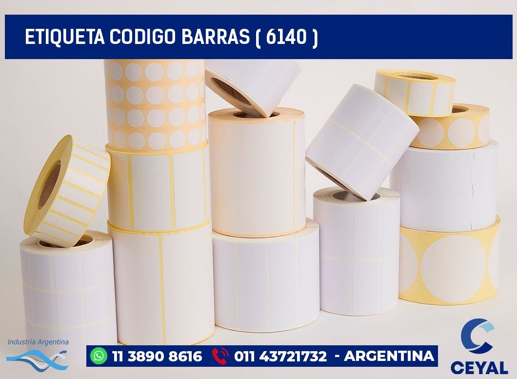 ETIQUETA CODIGO BARRAS ( 6140 )