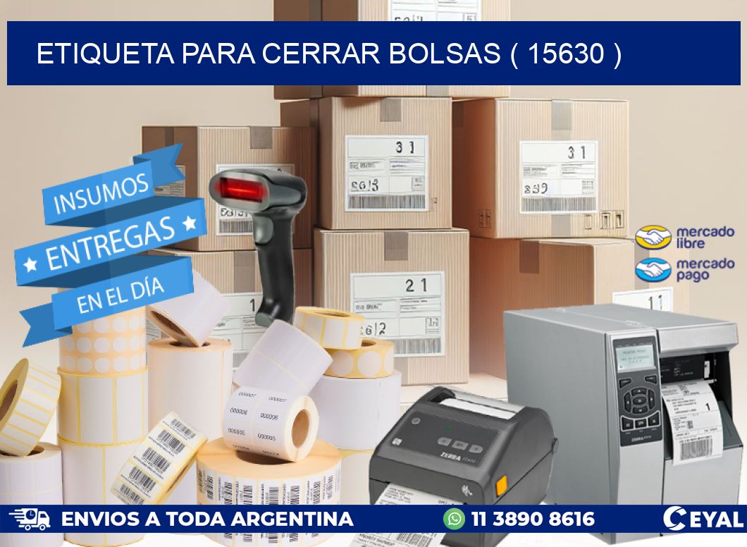 ETIQUETA PARA CERRAR BOLSAS ( 15630 )