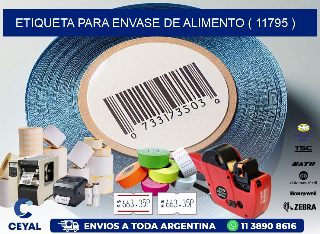 ETIQUETA PARA ENVASE DE ALIMENTO ( 11795 )