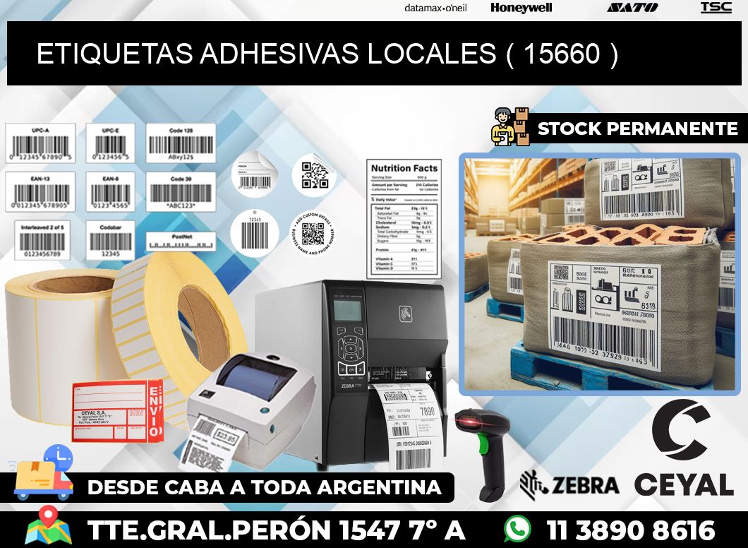 ETIQUETAS ADHESIVAS LOCALES ( 15660 )