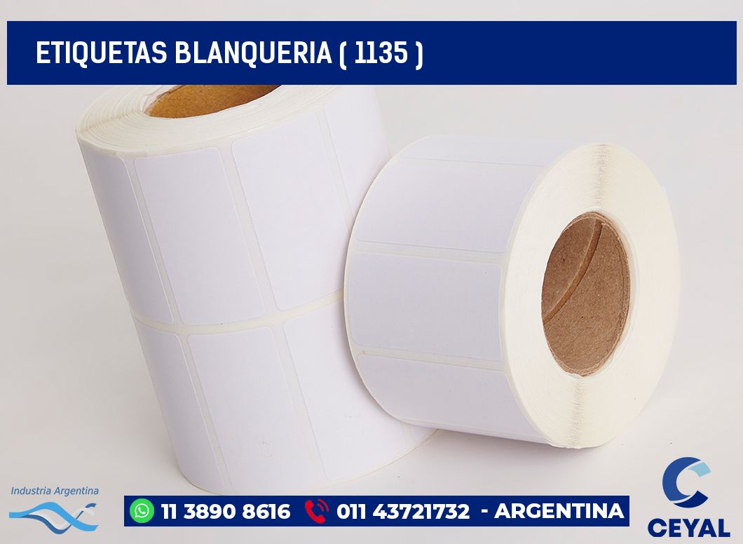 ETIQUETAS BLANQUERIA ( 1135 )