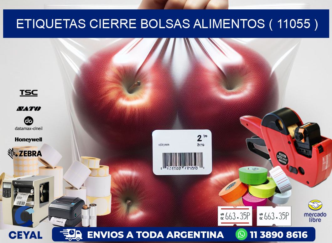 ETIQUETAS CIERRE BOLSAS ALIMENTOS ( 11055 )