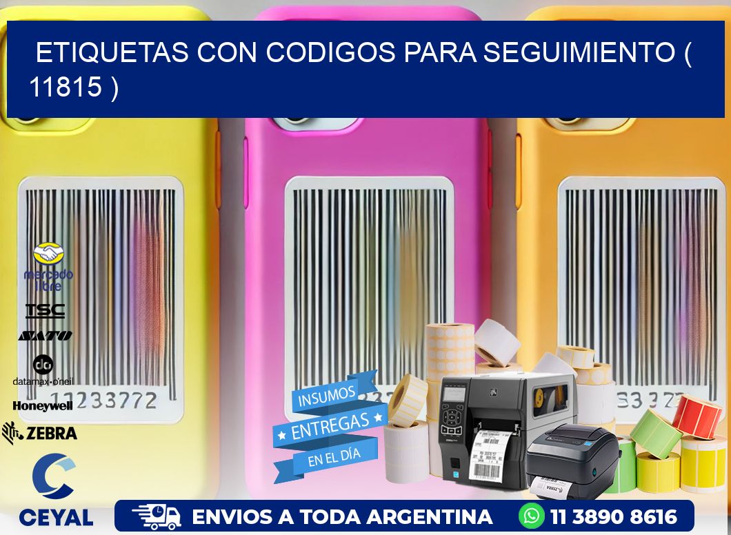 ETIQUETAS CON CODIGOS PARA SEGUIMIENTO ( 11815 )