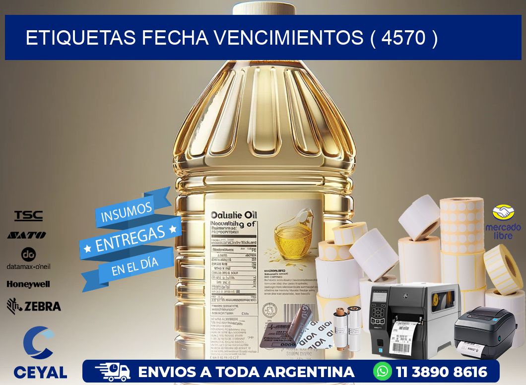ETIQUETAS FECHA VENCIMIENTOS ( 4570 )