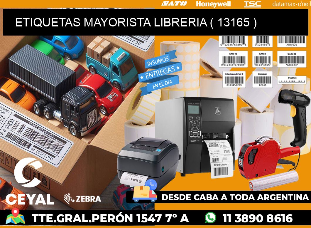 ETIQUETAS MAYORISTA LIBRERIA ( 13165 )