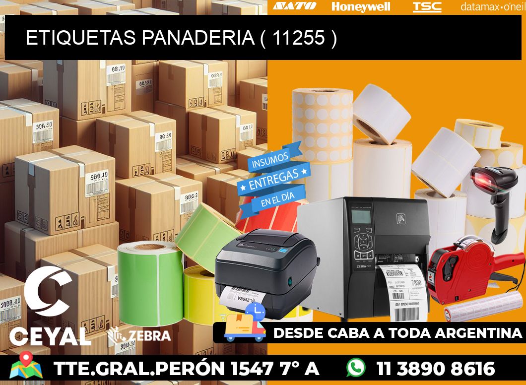 ETIQUETAS PANADERIA ( 11255 )