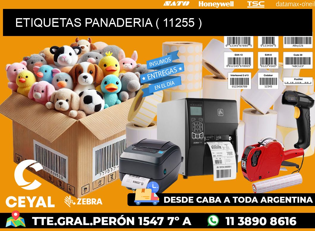 ETIQUETAS PANADERIA ( 11255 )