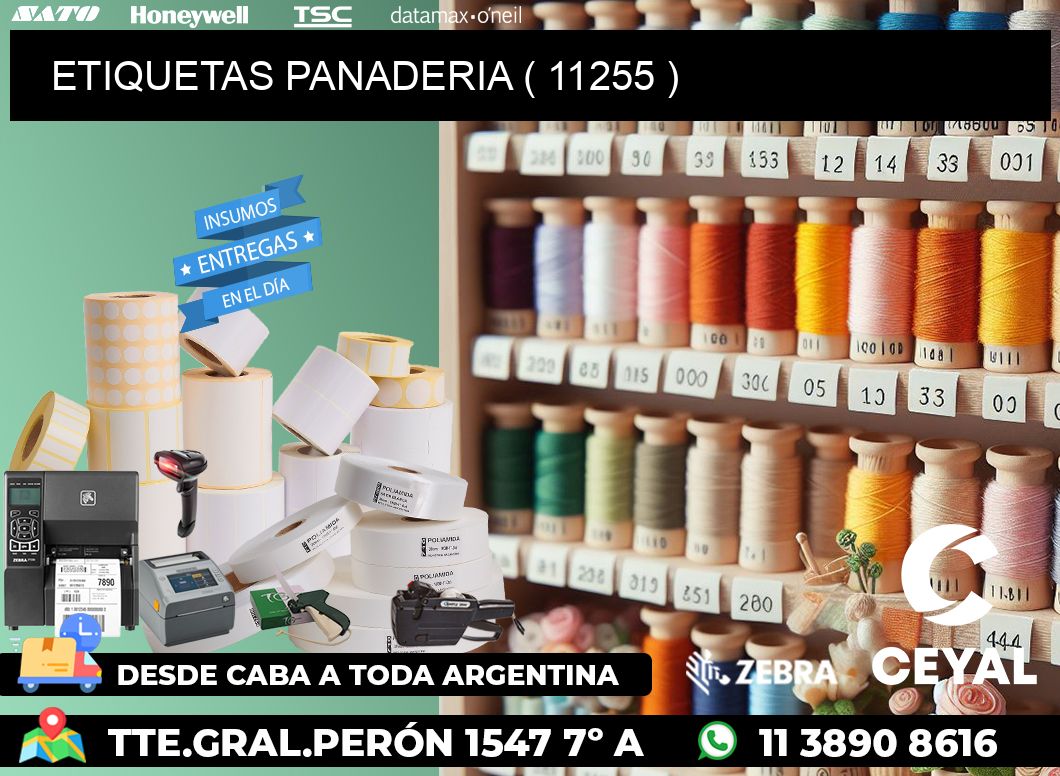 ETIQUETAS PANADERIA ( 11255 )