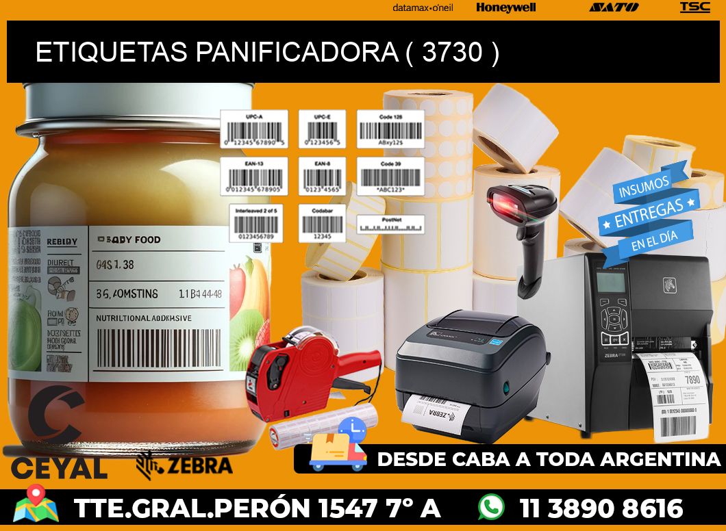 ETIQUETAS PANIFICADORA ( 3730 )