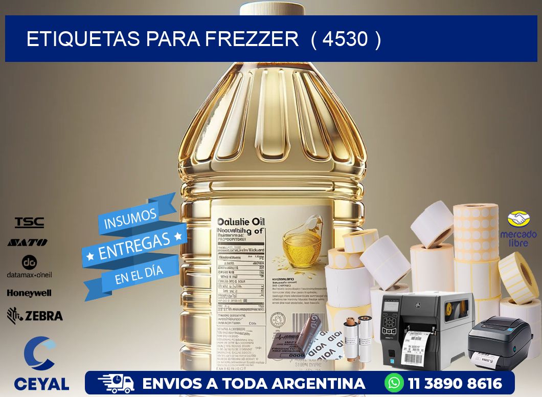 ETIQUETAS PARA FREZZER  ( 4530 )
