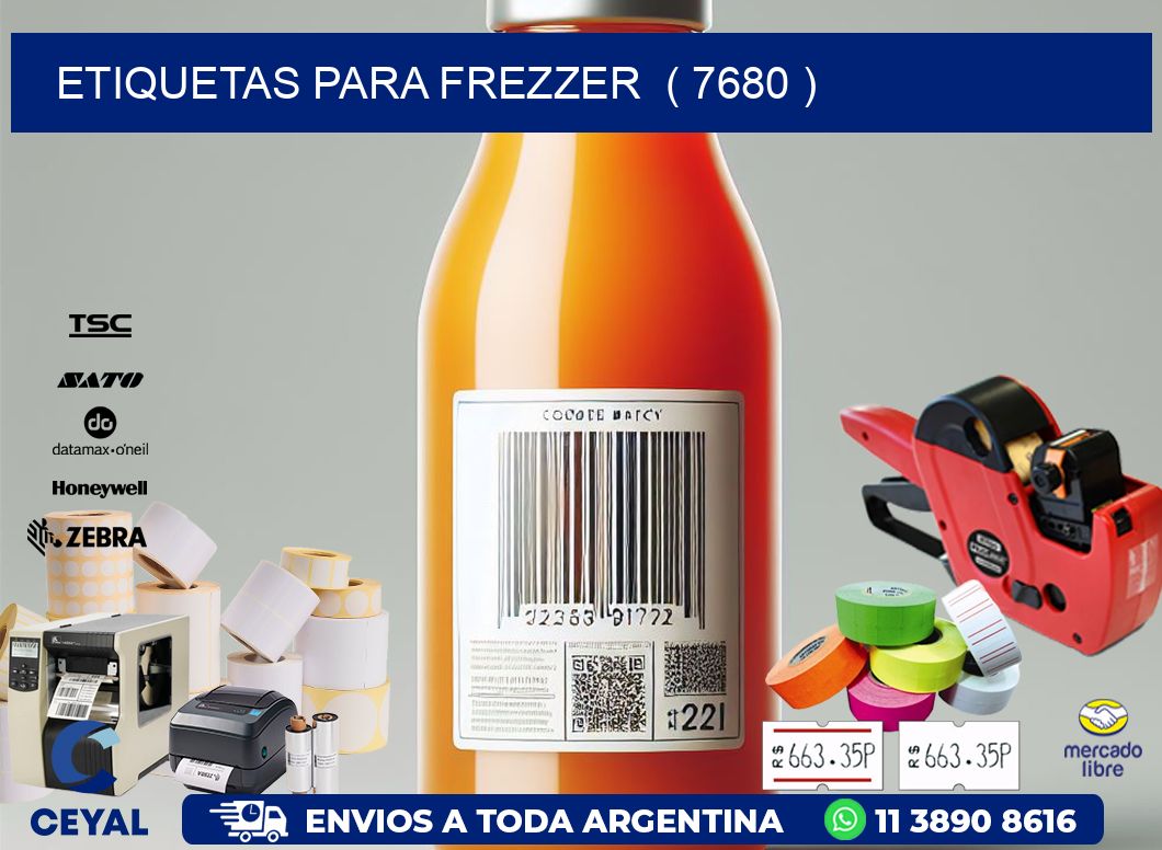 ETIQUETAS PARA FREZZER  ( 7680 )