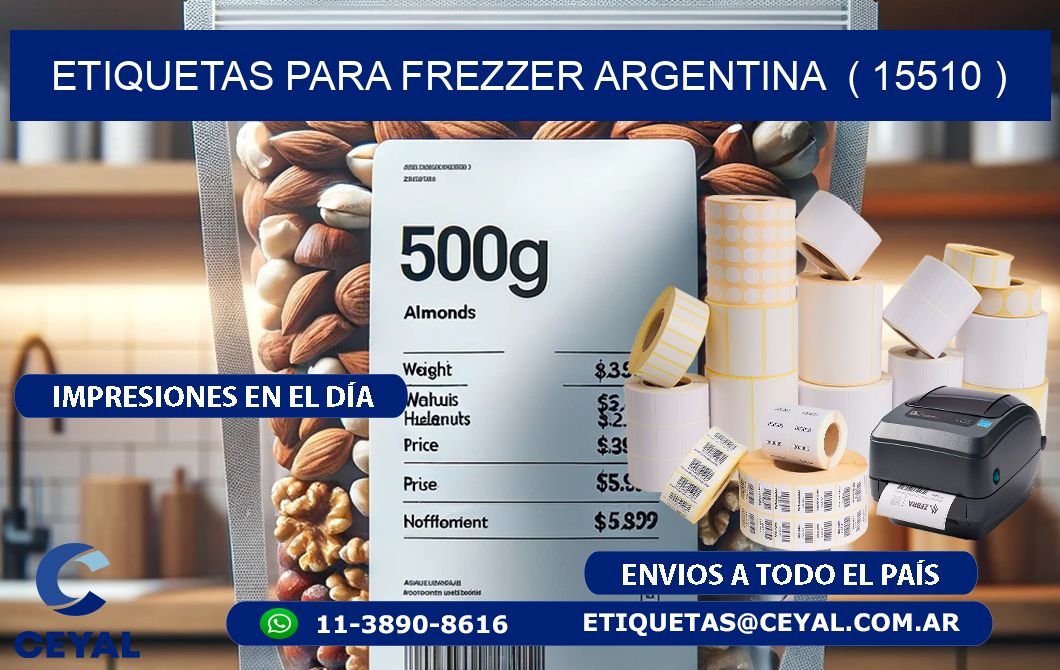 ETIQUETAS PARA FREZZER ARGENTINA  ( 15510 )