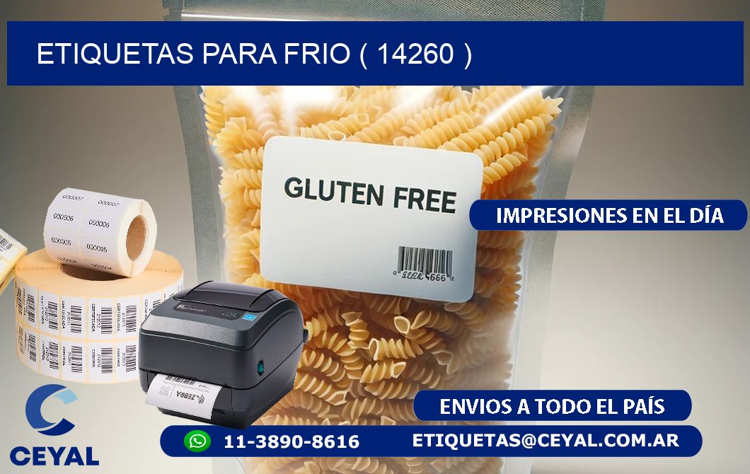 ETIQUETAS PARA FRIO ( 14260 )