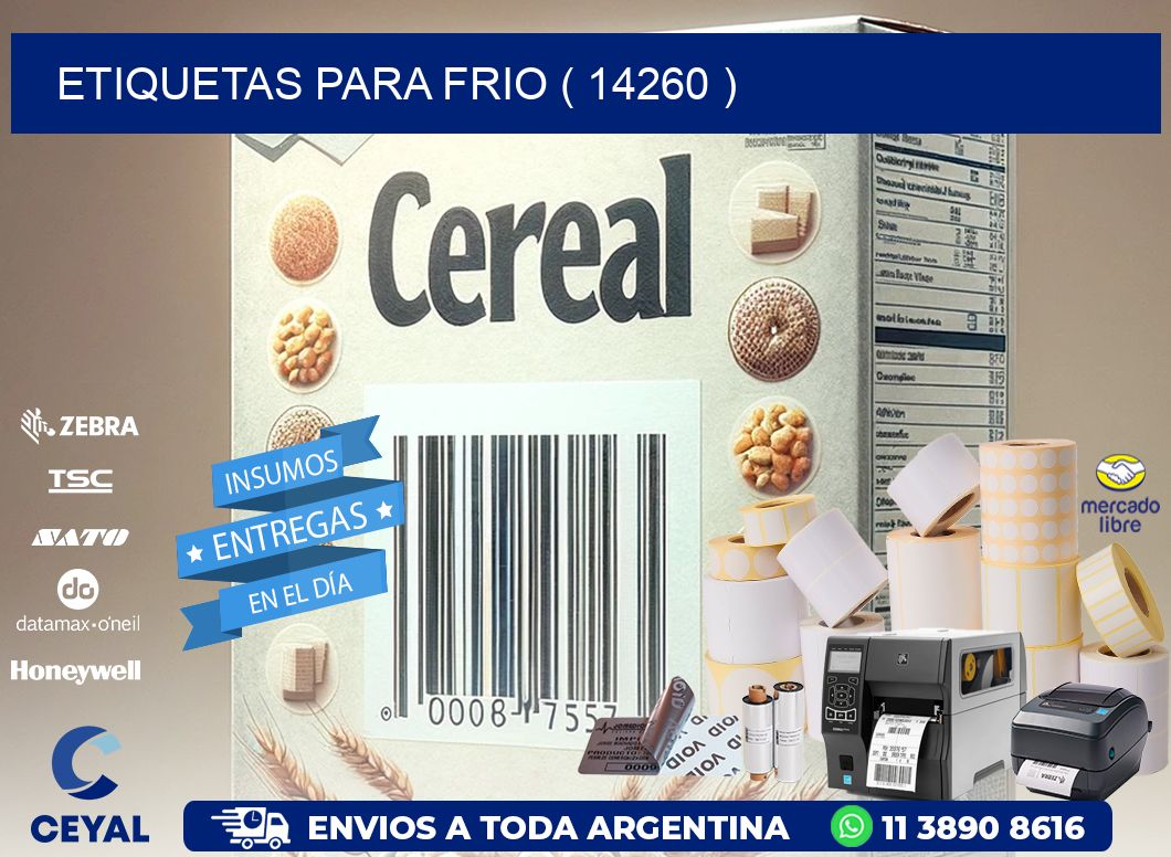 ETIQUETAS PARA FRIO ( 14260 )