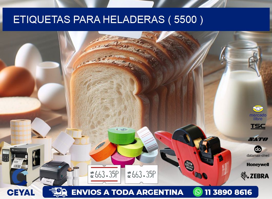 ETIQUETAS PARA HELADERAS ( 5500 )