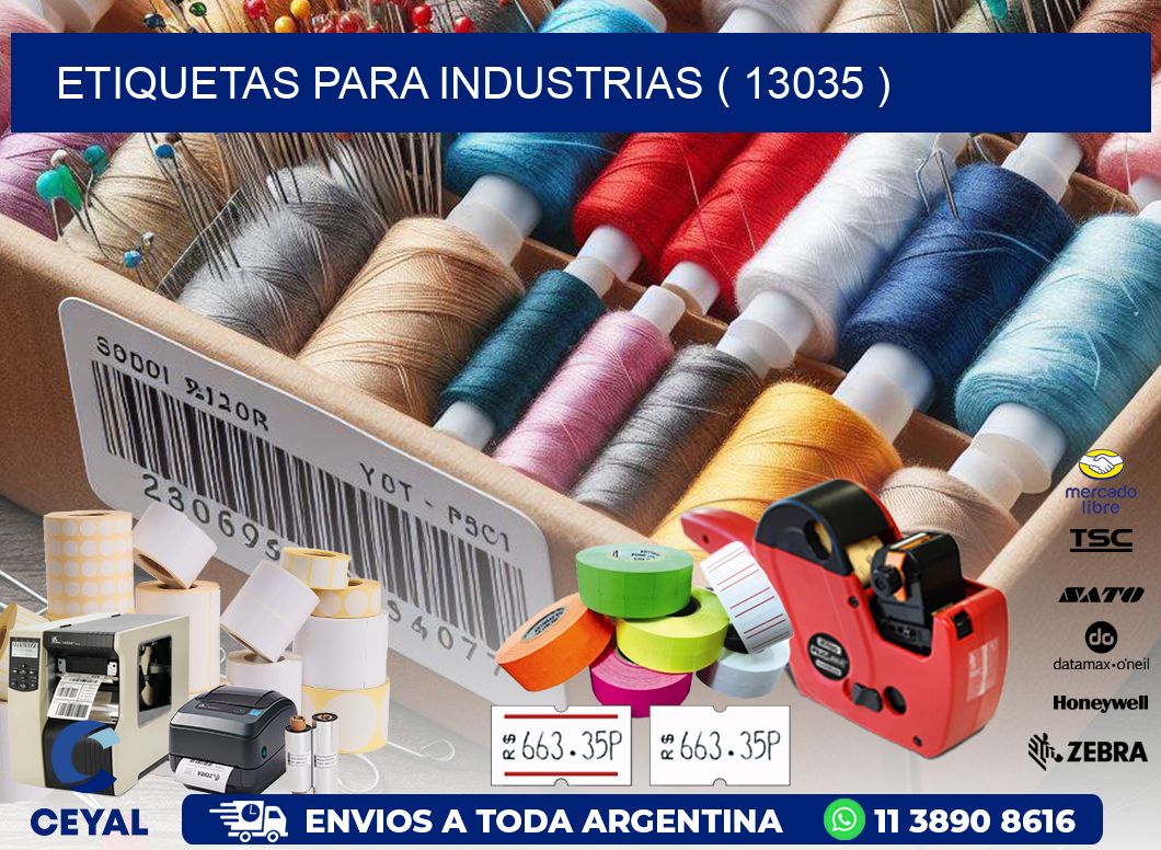 ETIQUETAS PARA INDUSTRIAS ( 13035 )
