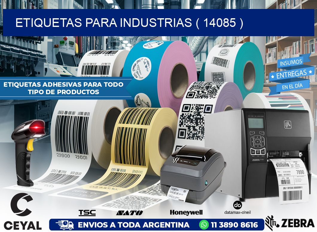 ETIQUETAS PARA INDUSTRIAS ( 14085 )