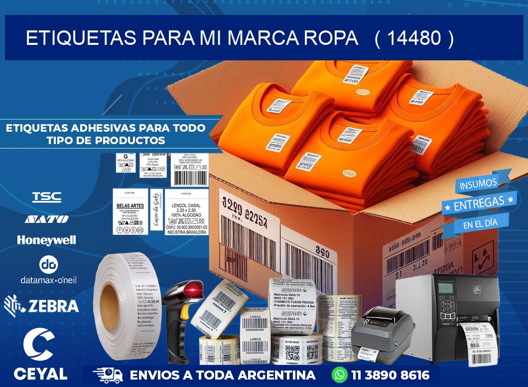 ETIQUETAS PARA MI MARCA ROPA   ( 14480 )
