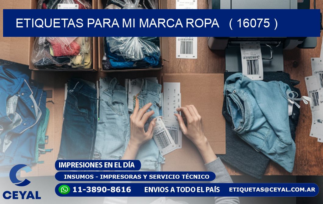 ETIQUETAS PARA MI MARCA ROPA   ( 16075 )