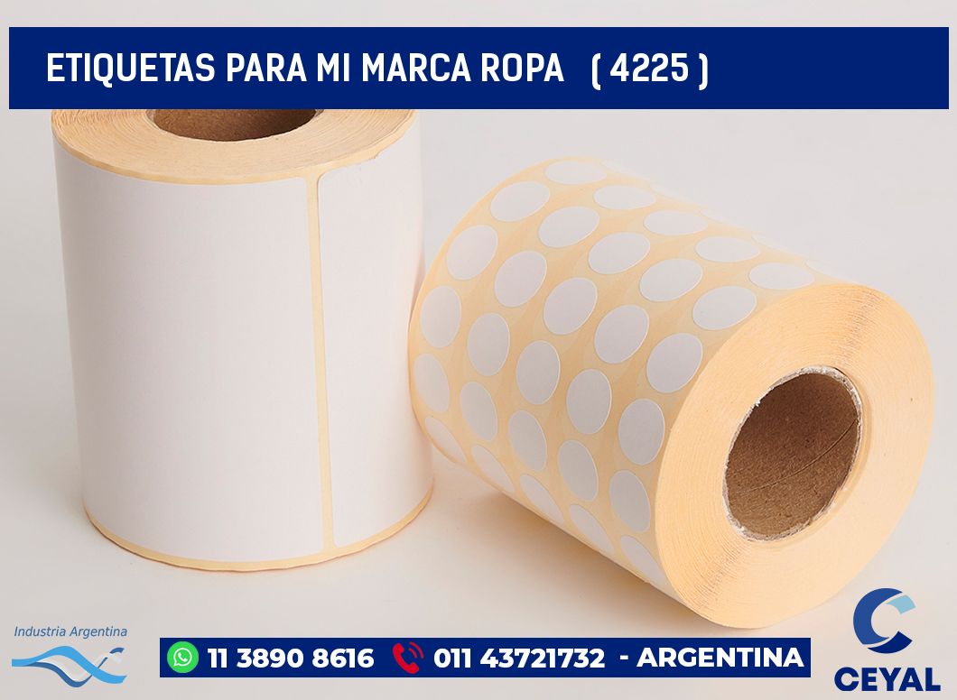 ETIQUETAS PARA MI MARCA ROPA   ( 4225 )