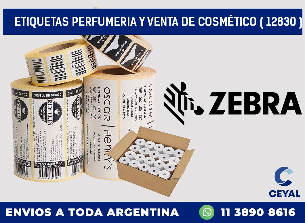 ETIQUETAS PERFUMERIA Y VENTA DE COSMÉTICO ( 12830 )
