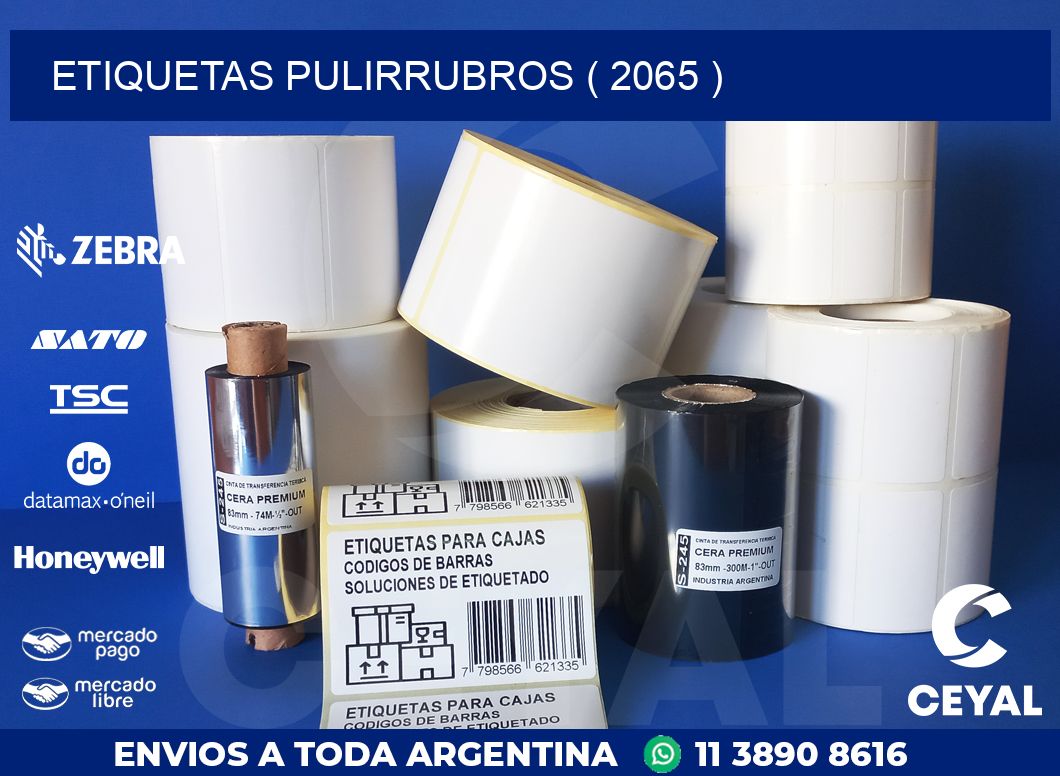 ETIQUETAS PULIRRUBROS ( 2065 )