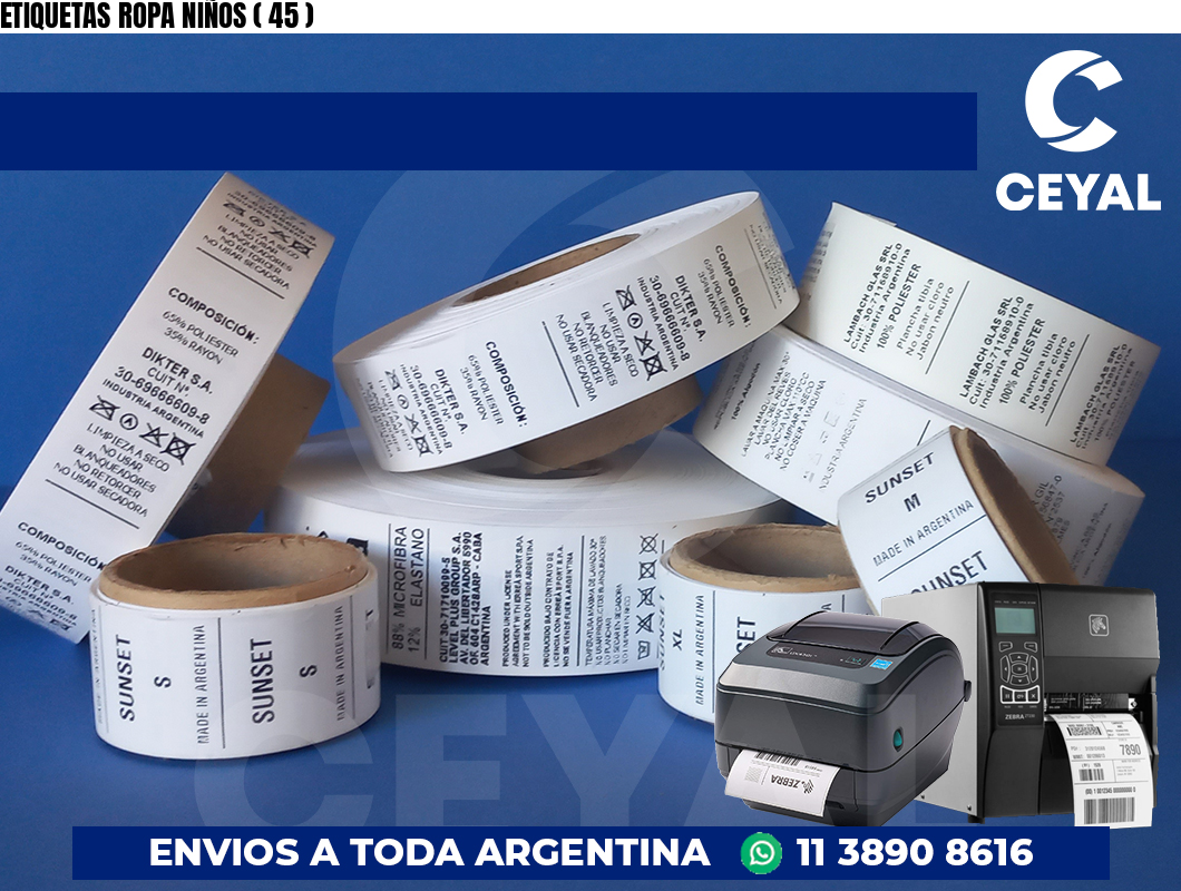 ETIQUETAS ROPA NIÑOS ( 45 )