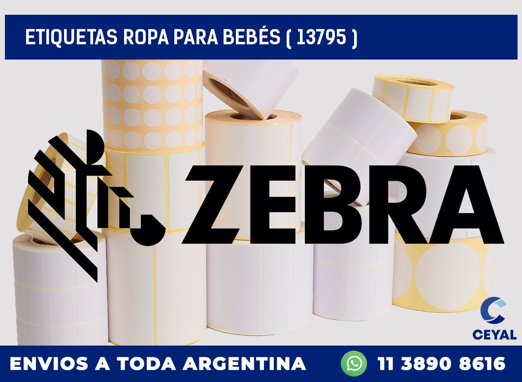 ETIQUETAS ROPA PARA BEBÉS ( 13795 )