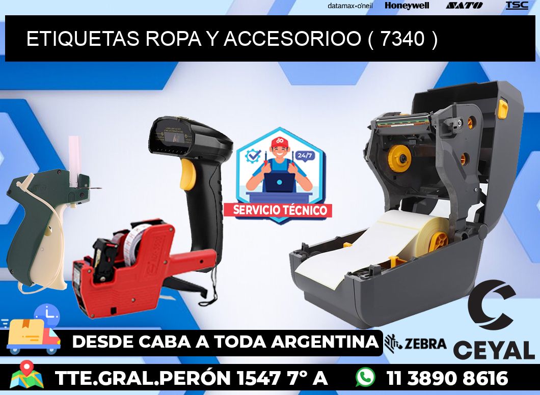 ETIQUETAS ROPA Y ACCESORIOO ( 7340 )