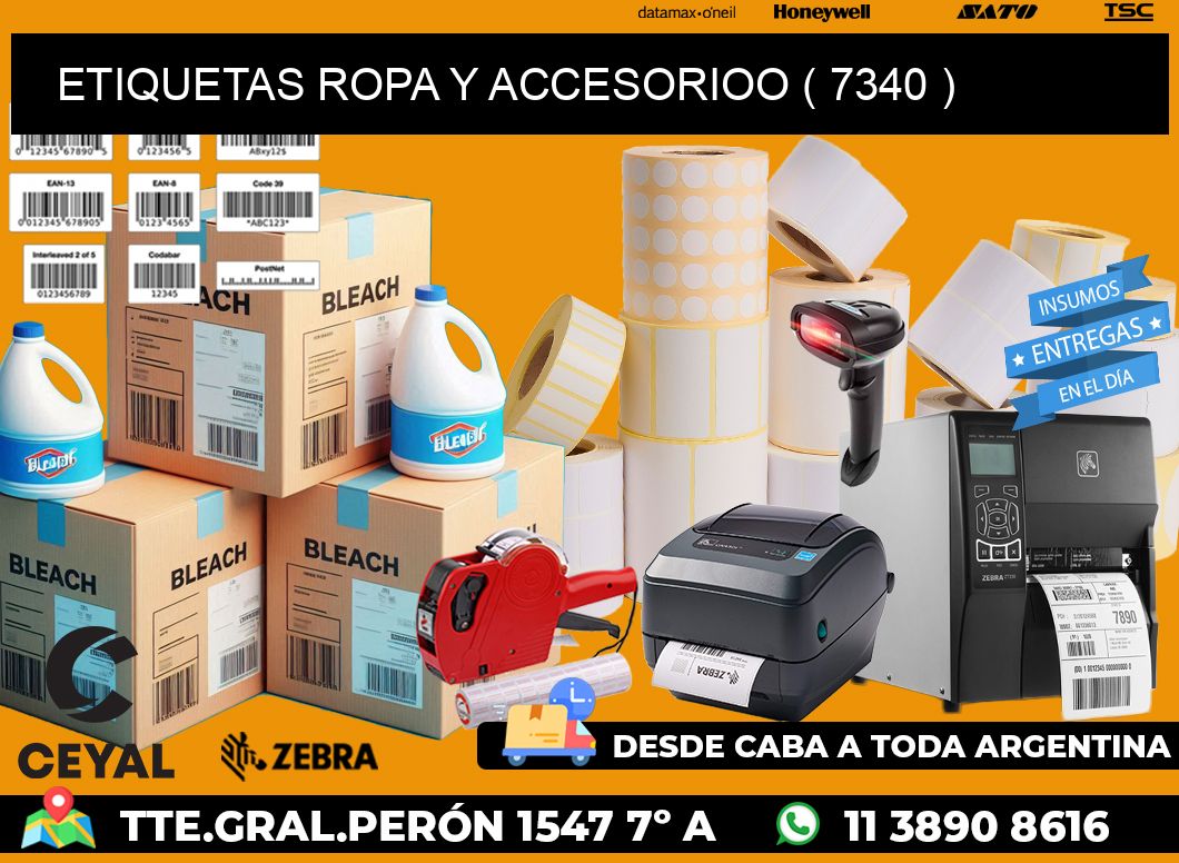 ETIQUETAS ROPA Y ACCESORIOO ( 7340 )