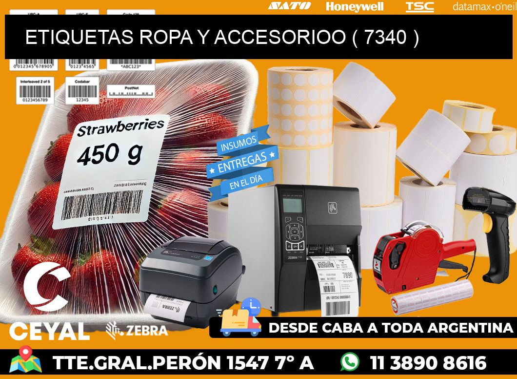 ETIQUETAS ROPA Y ACCESORIOO ( 7340 )