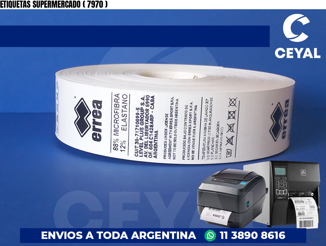 ETIQUETAS SUPERMERCADO ( 7970 )