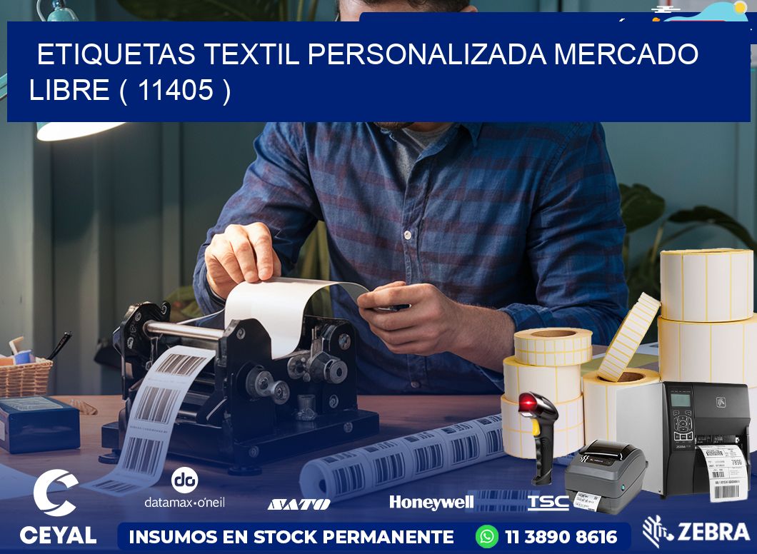 ETIQUETAS TEXTIL PERSONALIZADA MERCADO LIBRE ( 11405 )