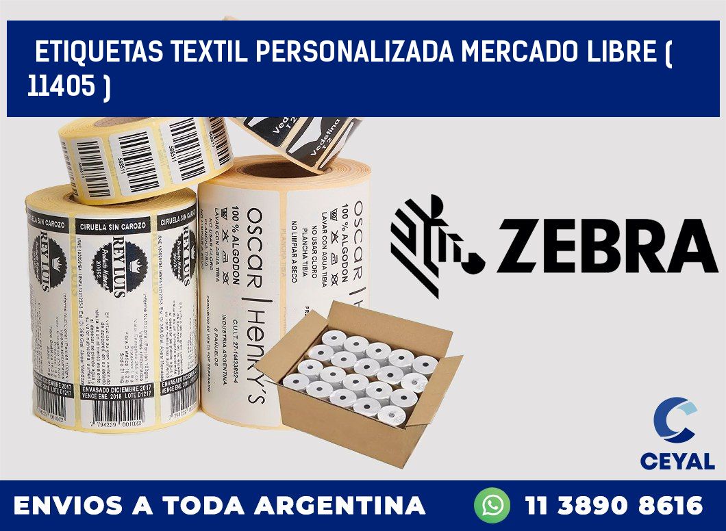 ETIQUETAS TEXTIL PERSONALIZADA MERCADO LIBRE ( 11405 )