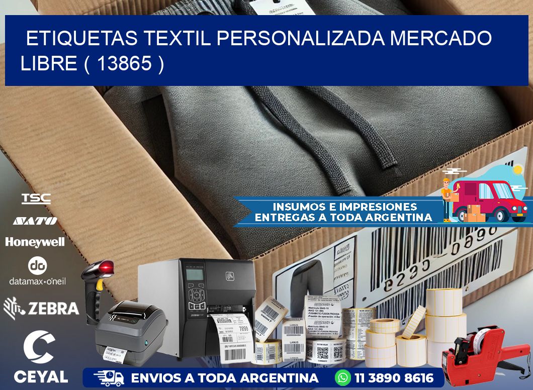 ETIQUETAS TEXTIL PERSONALIZADA MERCADO LIBRE ( 13865 )