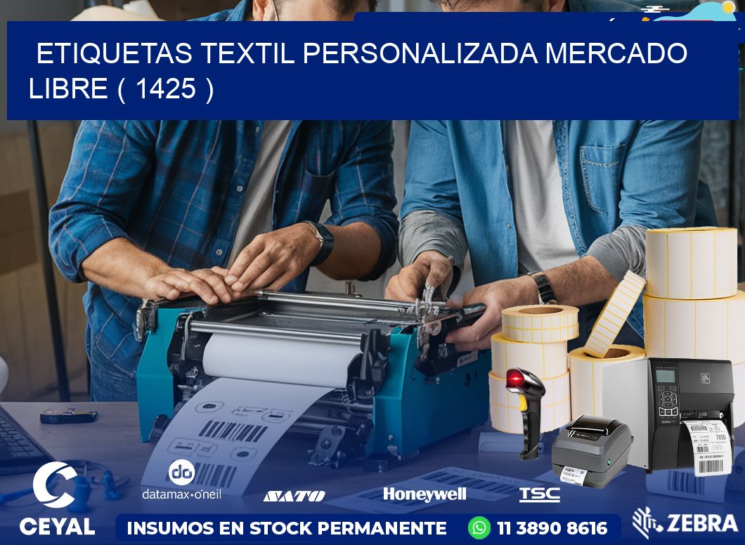 ETIQUETAS TEXTIL PERSONALIZADA MERCADO LIBRE ( 1425 )