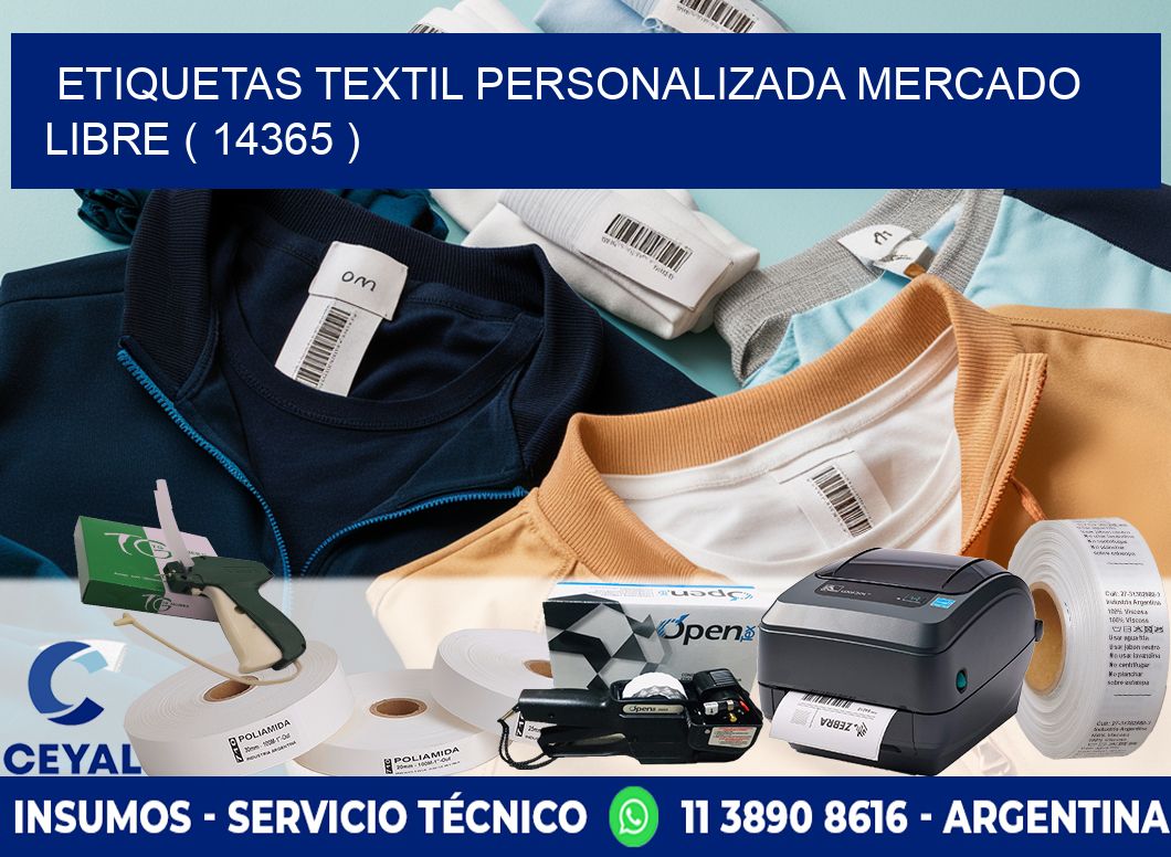 ETIQUETAS TEXTIL PERSONALIZADA MERCADO LIBRE ( 14365 )