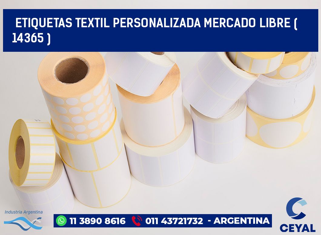 ETIQUETAS TEXTIL PERSONALIZADA MERCADO LIBRE ( 14365 )