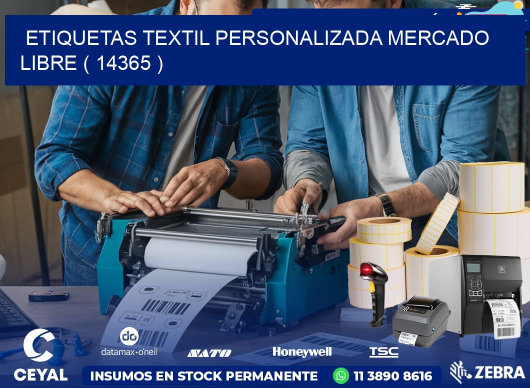 ETIQUETAS TEXTIL PERSONALIZADA MERCADO LIBRE ( 14365 )