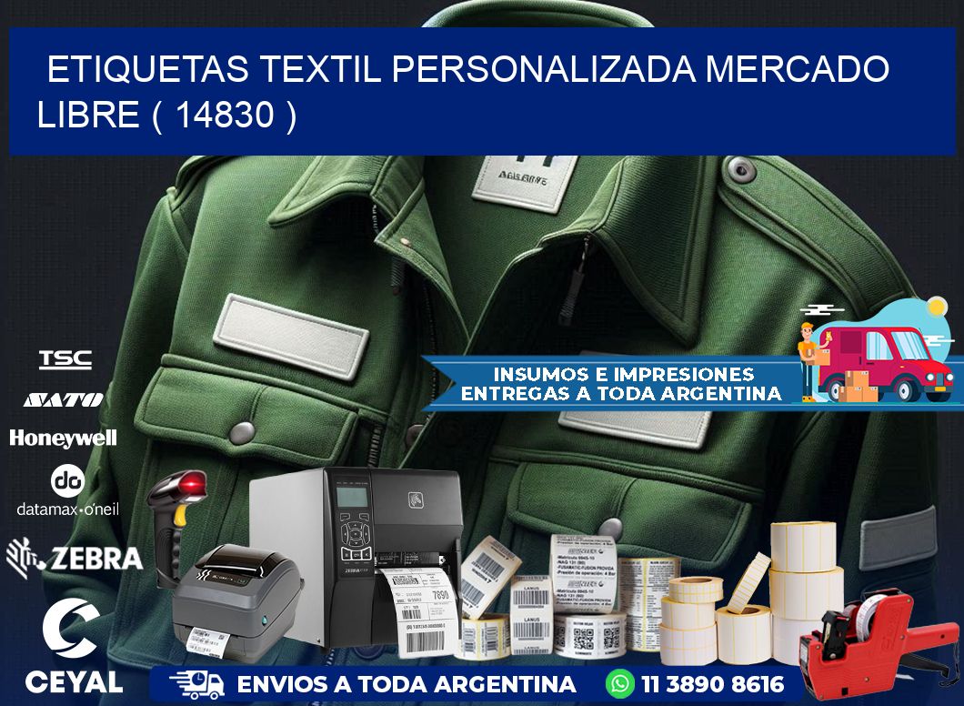 ETIQUETAS TEXTIL PERSONALIZADA MERCADO LIBRE ( 14830 )