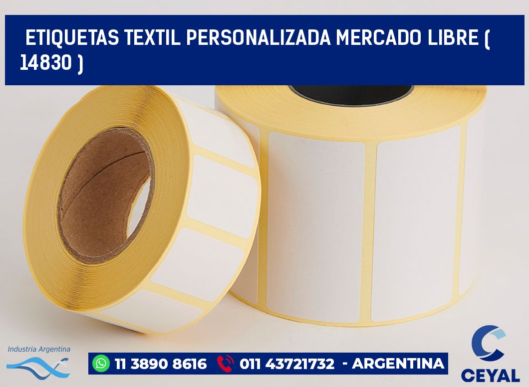 ETIQUETAS TEXTIL PERSONALIZADA MERCADO LIBRE ( 14830 )