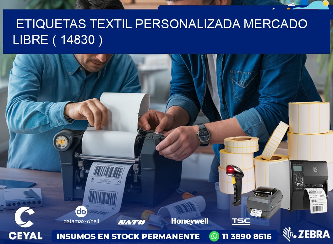 ETIQUETAS TEXTIL PERSONALIZADA MERCADO LIBRE ( 14830 )