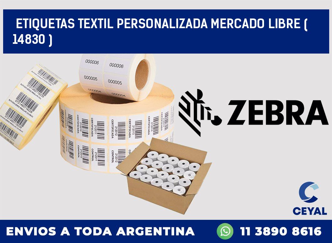 ETIQUETAS TEXTIL PERSONALIZADA MERCADO LIBRE ( 14830 )