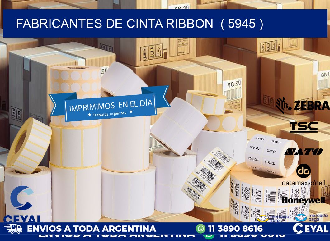 FABRICANTES DE CINTA RIBBON  ( 5945 )