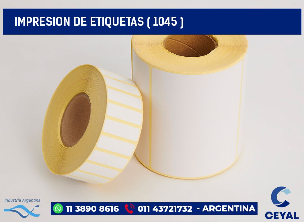 IMPRESION DE ETIQUETAS ( 1045 )