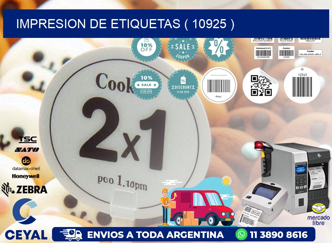 IMPRESION DE ETIQUETAS ( 10925 )