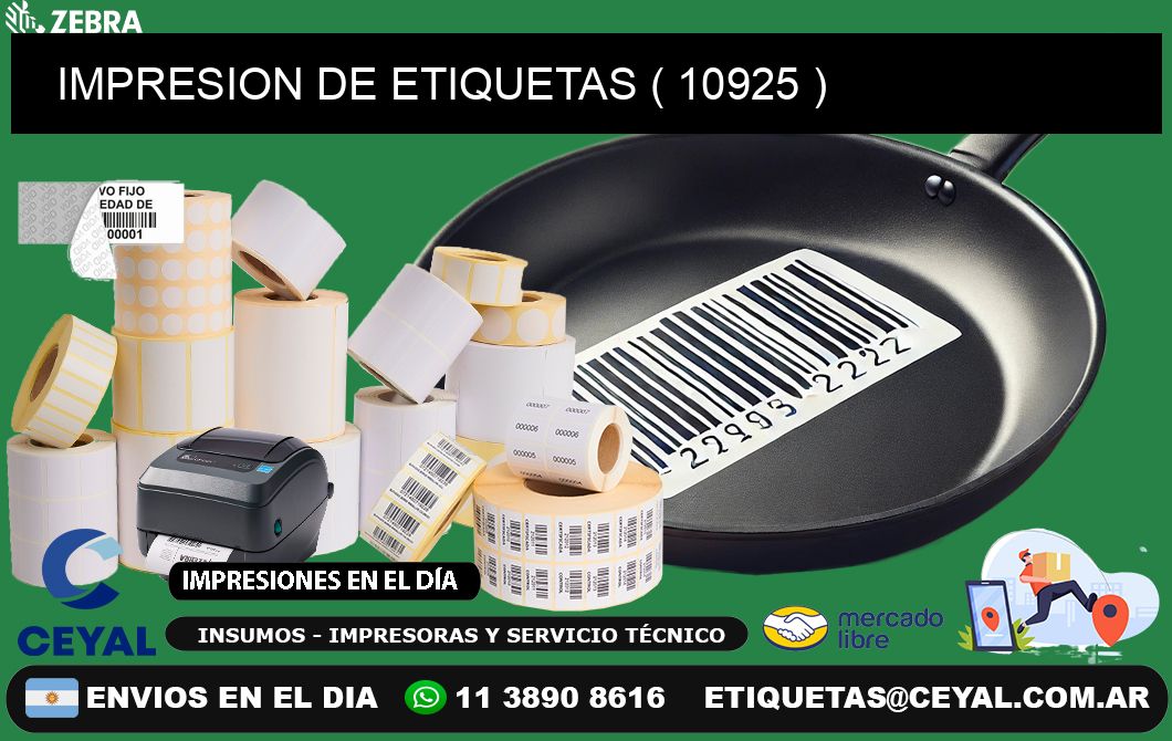 IMPRESION DE ETIQUETAS ( 10925 )